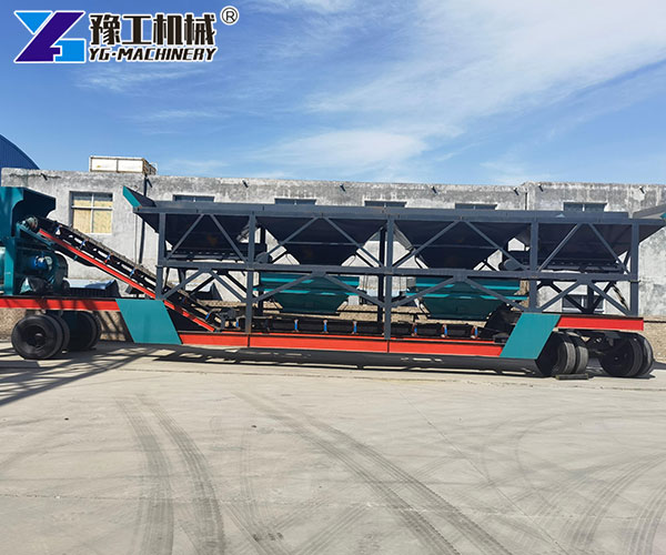 Mobile Concrete Batching Plant Transported by Truck