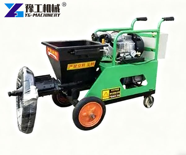 Portable stucco machine for residential projects