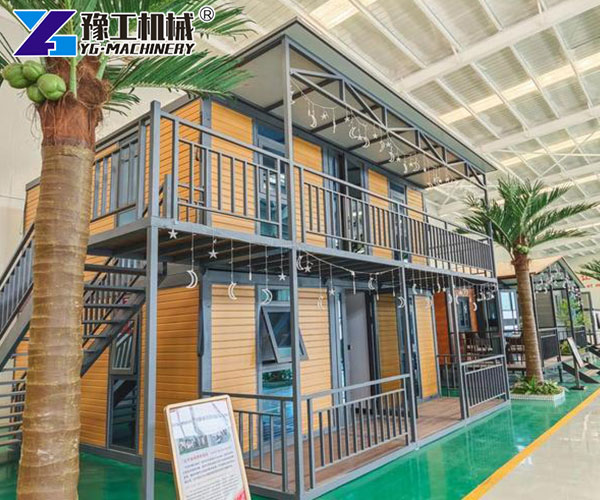 Stackable Folding Shipping Container House for easy storage