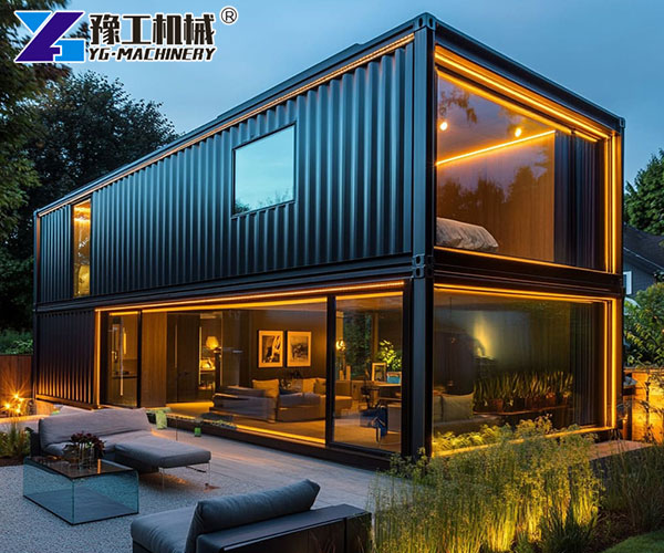 Stylish Modular Container House design with modern interior