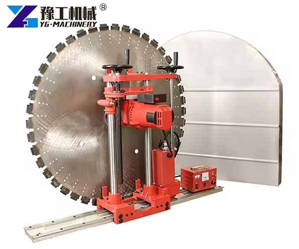 YG concrete wall saw cutting concrete
