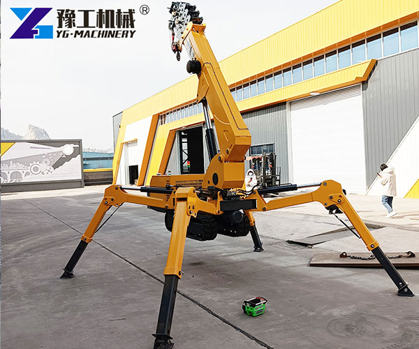 YG mini crawler crane deployed