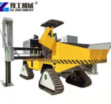 automatic slipform kerb machine for road curbs
