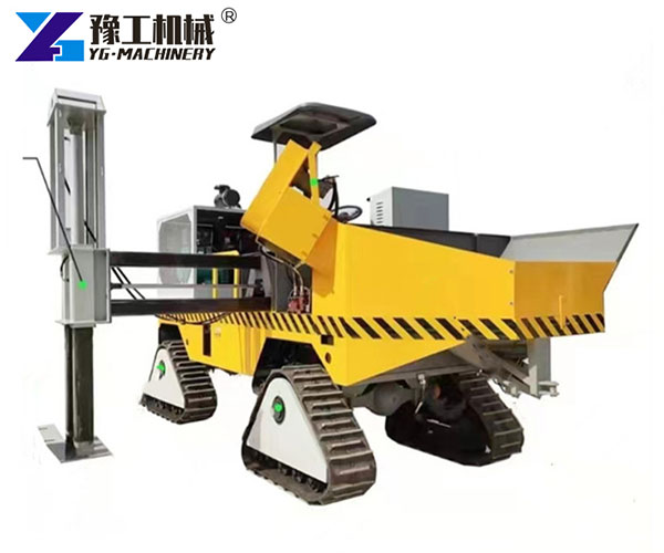 automatic slipform kerb machine for road curbs