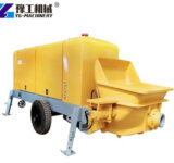 Concrete pump trailer for sale working onsite