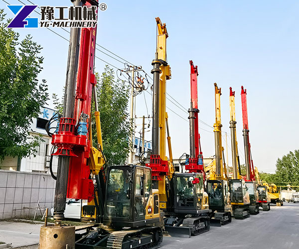 Foundation drilling equipment for construction projects