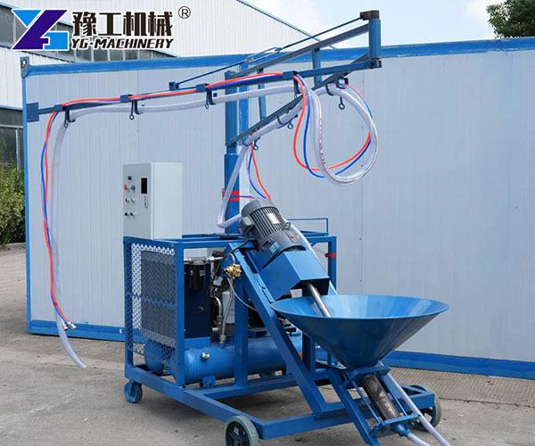 Glassfiber reinforced concrete spray machine