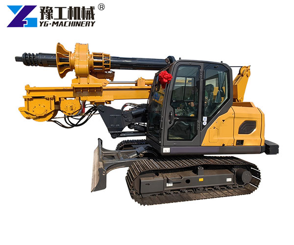 Heavy-duty hydraulic rotary drilling rig machine