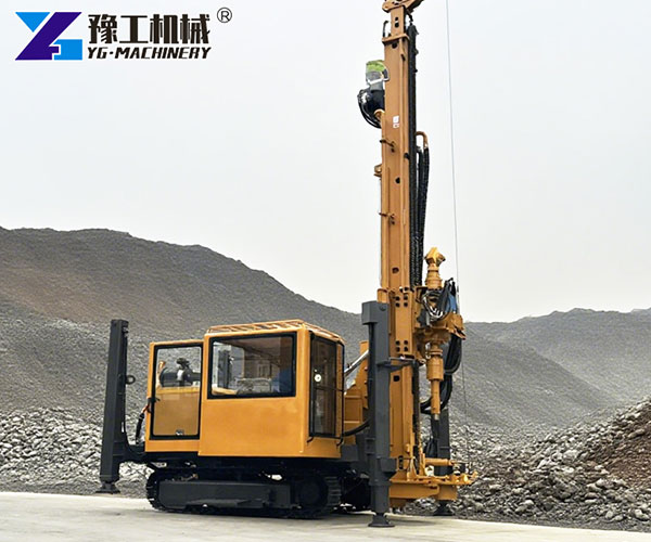 RC drilling equipment used in remote mountains