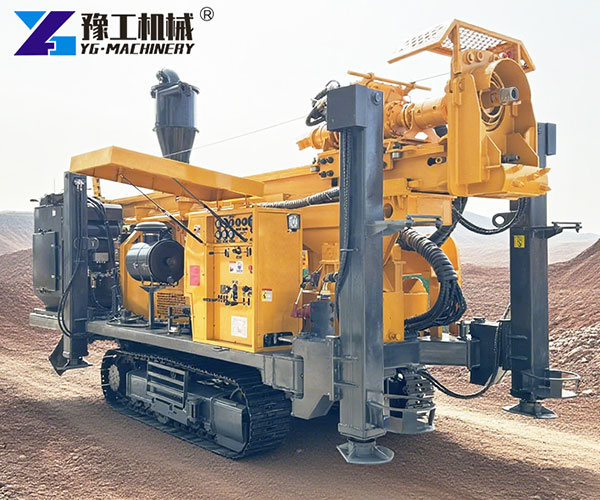 RC drilling machine with strong chassis