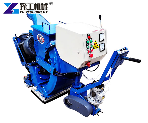 Shot blasting floor machine display