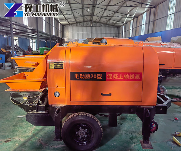 concrete pump for small construction project