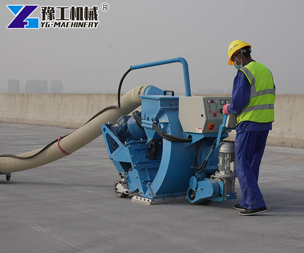 highway surface shot blasting work
