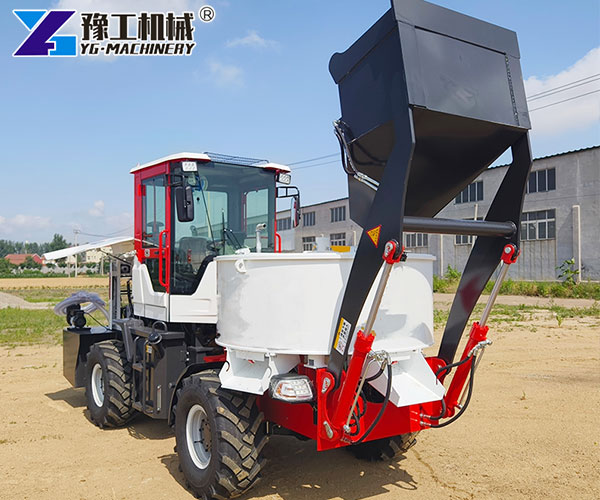 off-road self-loading mixer truck