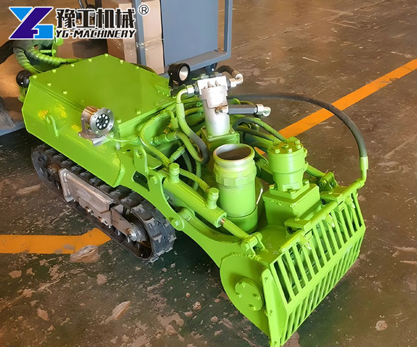 oil tank cleaning robot inside storage tank