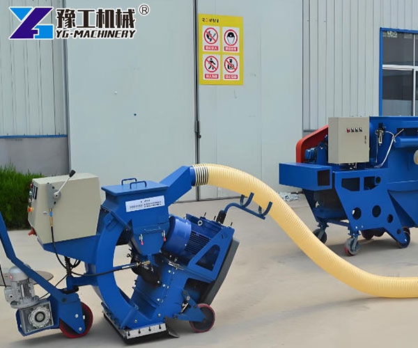 road shot blasting machine equipment