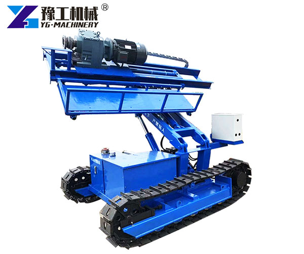 Anchor Drilling Machine On Construction Site