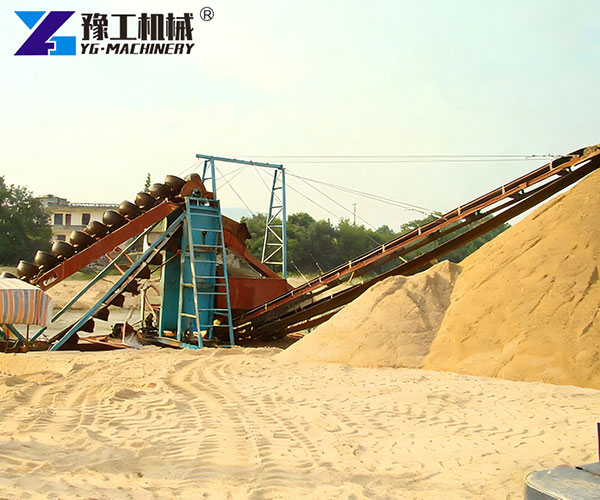 dredging boat material discharge