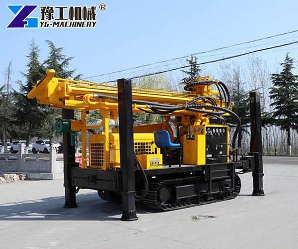 groundwater drilling machine on site