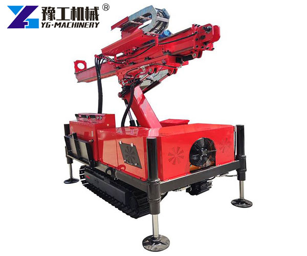 Jet grouting rig for foundation reinforcement