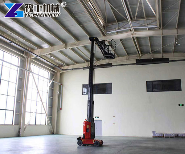 mast boom lift indoor operation