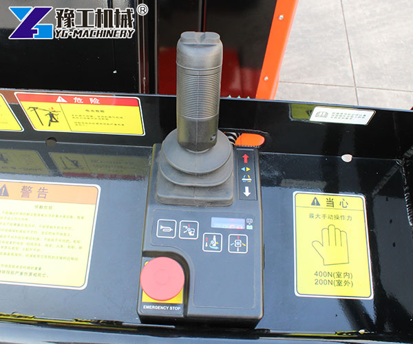 mast boom lift platform control