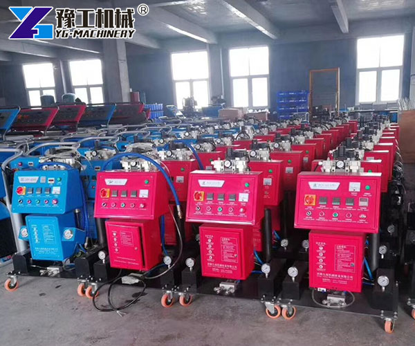 Polyurea spray machine construction use