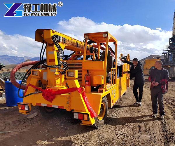 Tunnel Shotcrete Equipment Support Spraying