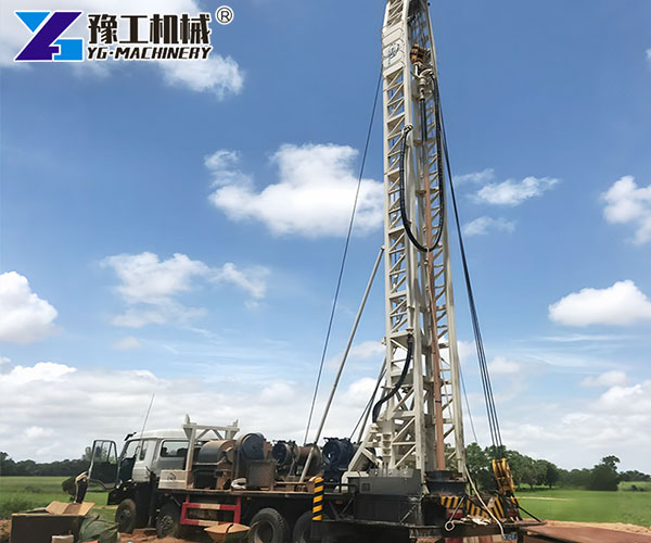 water well drilling rig rural project