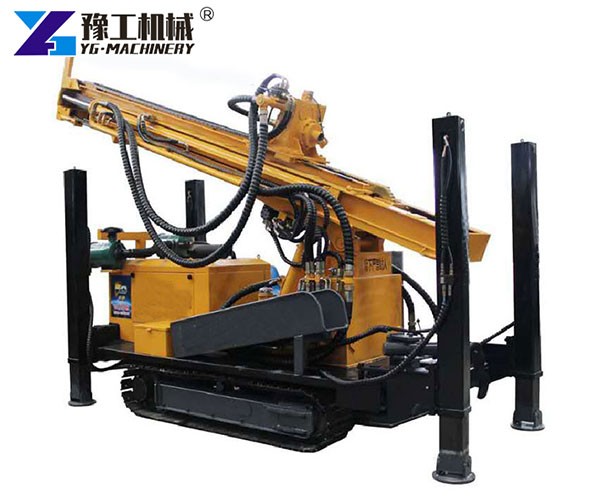 Diesel crawler drilling rig machine