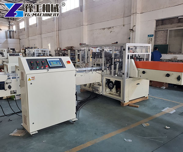 Facial tissue machine for commercial use