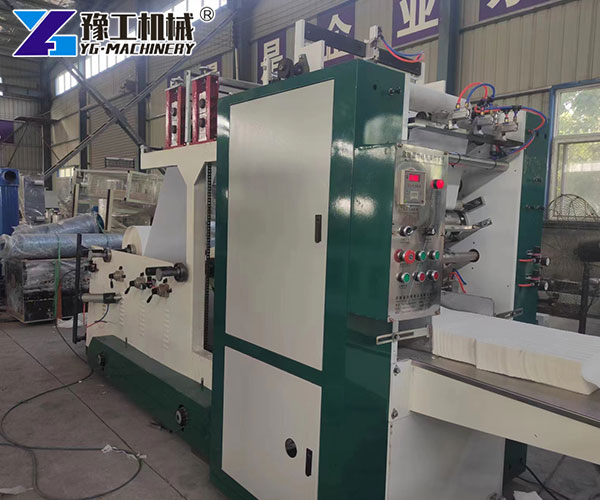 Facial tissue making machine production line