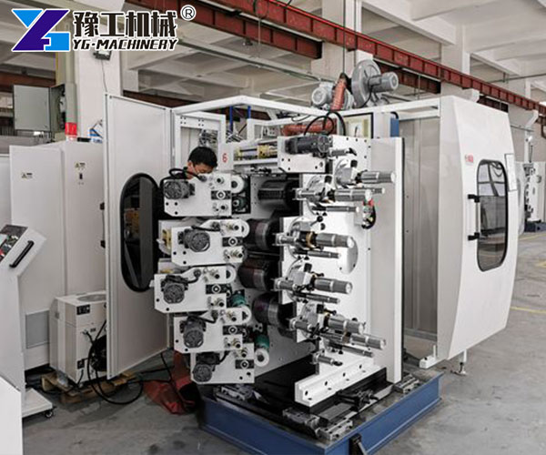 high-speed flexo printing press output
