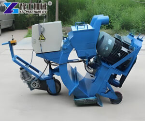 Road shot blaster for maintenance project