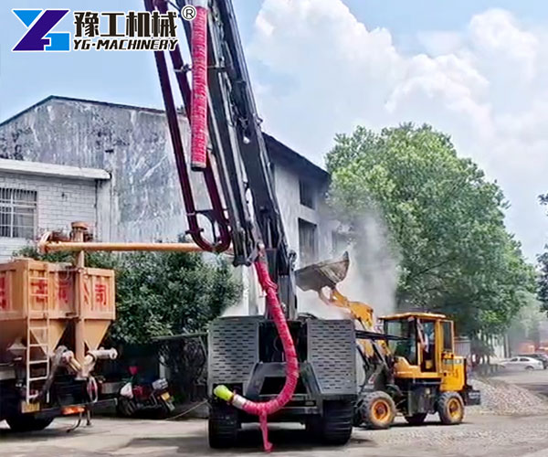 vertical mixer concrete pump truck