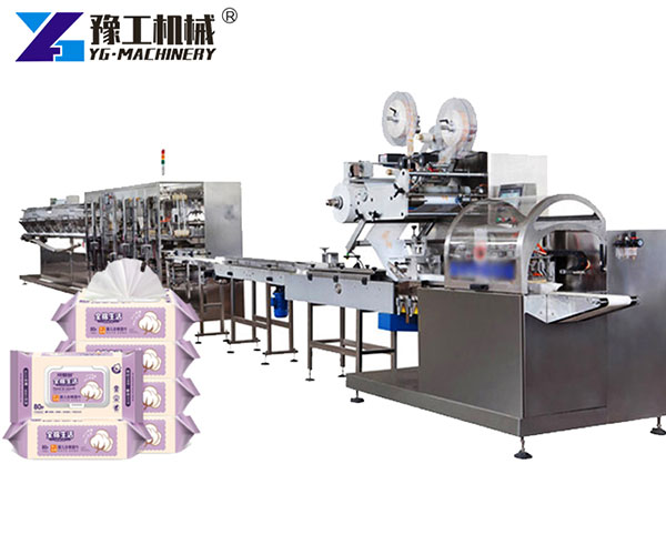 Wet tissue making machine production line