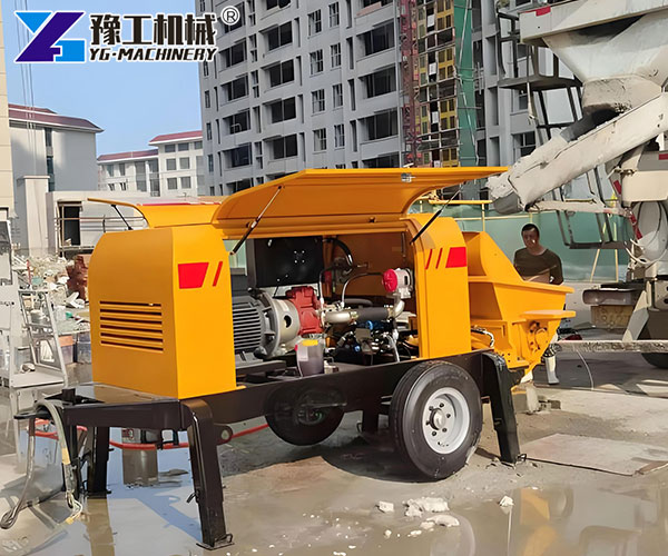 electric concrete pump urban construction use