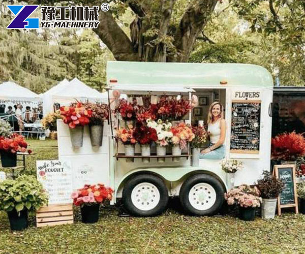 flower trailer for sale outdoor market