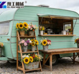 Flower Trailer vintage flower trailer for wedding events