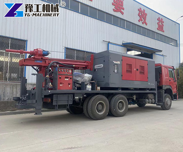 Water Well Drilling Truck With Compressor