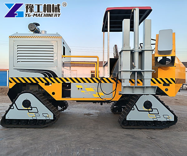 concrete barrier machine highway project