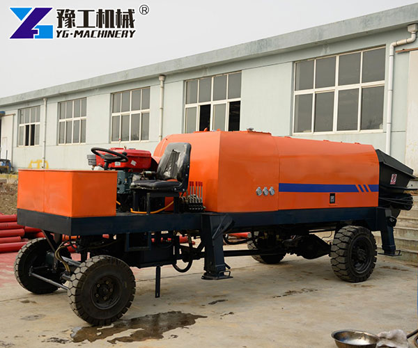 tractor powered concrete pump
